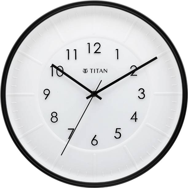 Titan Analog 30.8 cm X 30.8 cm Wall Clock