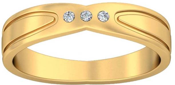 avsar AVR528YBR 14kt Cubic Zirconia Yellow Gold ring