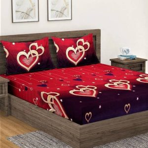 Fashion String 144 TC Microfiber Double Printed Flat Be...