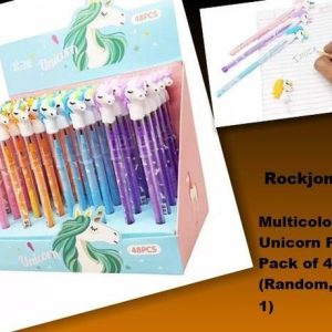 Rockjon Unicorn Pencil-Pack of 48 Pcs (Random, Set of 1...