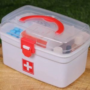 HRS First Aid Kit Emergency Medicine Box for Home,Campi...