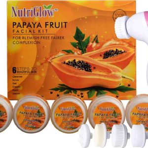 NutriGlow Papaya Facial Kit (250+10)g with 5 in 1 Face ...