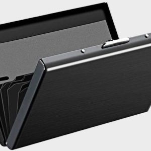 STORITE Men & Women Casual, Formal, Travel Black Aluminium RFID...