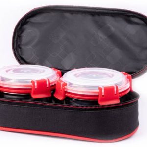 BOWLMAN Red Bag with 2 Containers 2 Containers Lunch Bo...