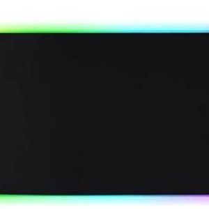 SYGA Black RGB Gaming Desk Pad Non Slip Rubber Base Sof...
