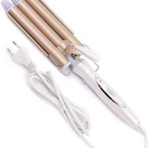 Crostal Triple Barrel Hair Curling Iron Ceramic Curler ...
