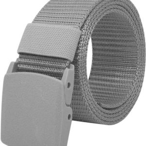 LOOPA Men Casual Grey Nylon Belt