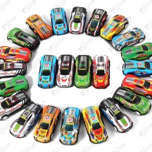 Toyco PACK OF 24 Alloy Metal Pull Back Mini Sports Race...