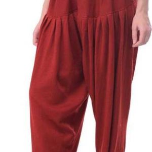 RADHEY Pure Wool Solid Women ["Maroon"] Salwar