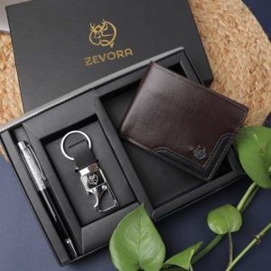 ZEVORA Men Casual, Formal Multicolor Genuine Leather Wallet