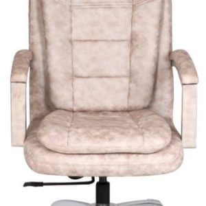 TosFur Leatherette Study Arm Chair
