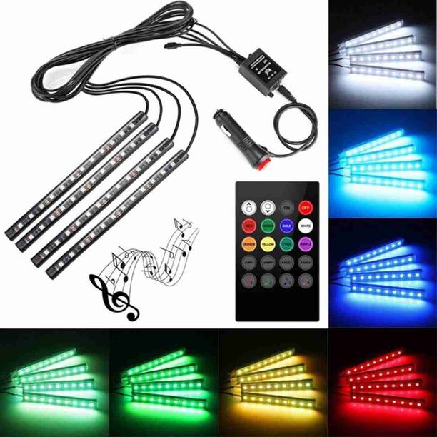 AR Accessories Set of 4 9 LED RGB Multi-Colour Strip Ca...