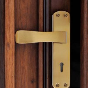 Apex Mortice lock Iron Glossy Handlesets