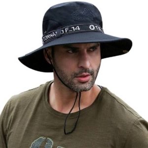 AlexVyan Round Hats Wide Brim Summer Cap UV Protection ...