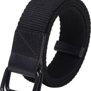 ZORO Men Black Canvas Belt