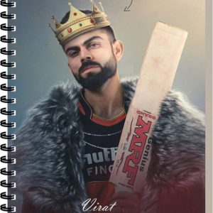 ESCAPER Cricketer King Kohli Diary Notebook, Spiral Rul...
