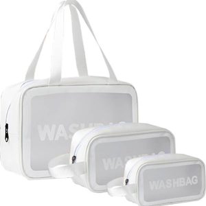 KUBER INDUSTRIES Set of 3 | Transparent Waterproof Toil...