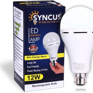 SYNCUS 12 W Inverter Round B22 LED Bulb