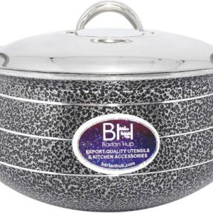 bartan hub Handi with lid (1500 ML , Aluminium Made , D...