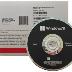 MICROSOFT Windows 11 Pro Genuine DVD Box Lifetime ( 1 P...