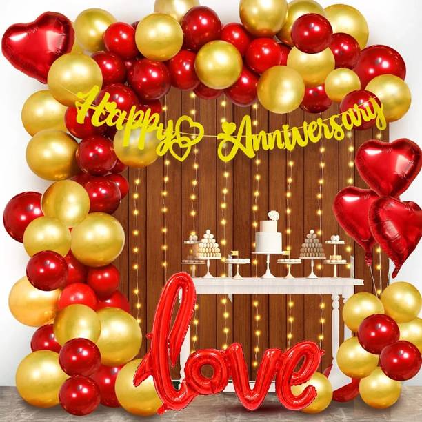 DAY DECOR Solid Valentine's Day Decoration Items Love H...