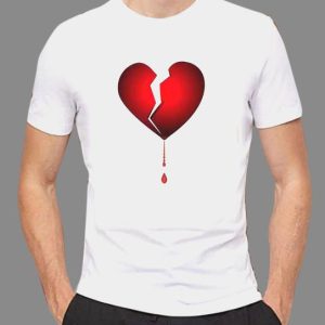 LSV Men Printed Round Neck Polyester White T-Shirt