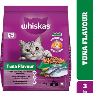 Whiskas (1+ Years) Tuna 3 kg Dry Adult Cat Food