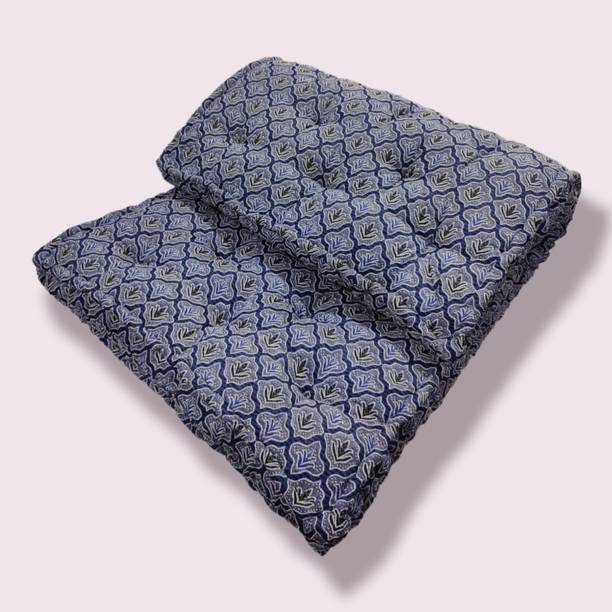 IMSmartMart Blue Embroidery Design Rectangle Type Singl...
