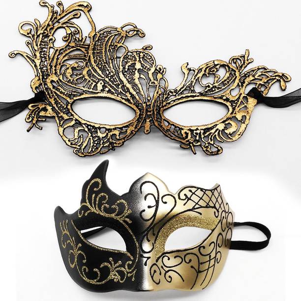 SERPLEX Lace Masquerade Mask for Women Halloween Costum...