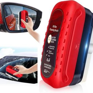 HavenFlix Automotive Oil Film Cleaning Brush Wet and Dr...