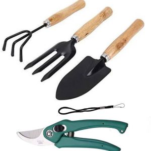 Gambit Garden Tool Combo Of Stainless Steel Garden Scis...