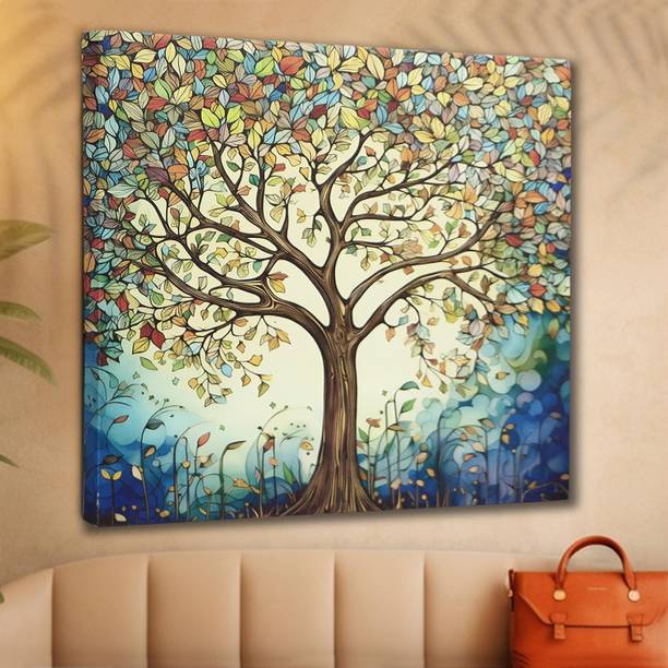 trendDecor Craft NATURE_TREE CANVAS ART PAINTING FRAME ...