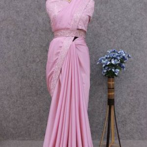 Mionas Embroidered Bollywood Chiffon Saree