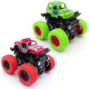 JAMFRO Mini Monster car toys for kids unbreakable360 de...