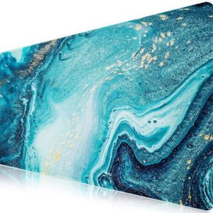 AlexVyan Blue Sea Large Gaming Mouse Pad , Anti-Fray Cl...