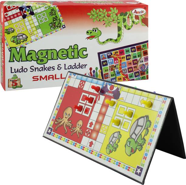 DEALbindaas Annie Magnetic Ludo Snake And Ladder Small ...