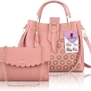 TCRAZY Women Pink Shoulder Bag