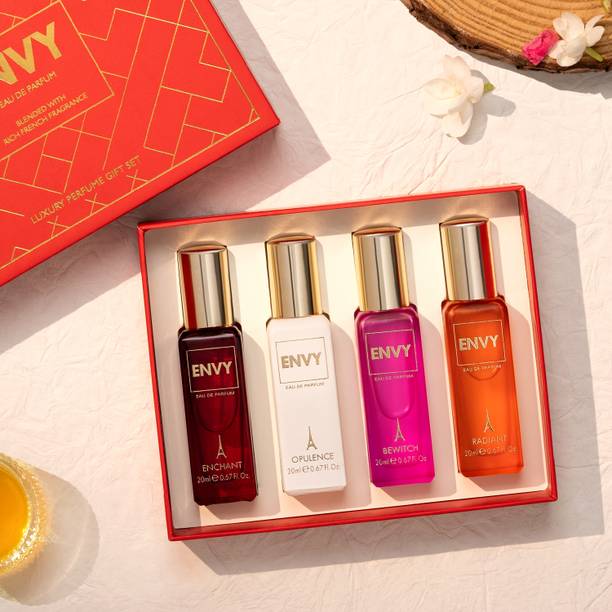 Envy Red Luxury Perfume Gift Set (20 ml x 4) Eau de Par...