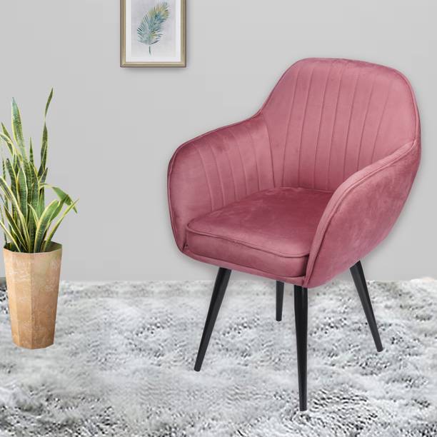 DPI Classic Dining Chair Velvet Fabric & Cushion Seat H...