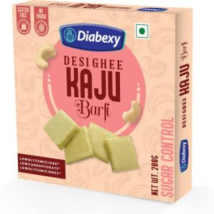 Diabexy Diabetic Food Desi Ghee Sugar Free Kaju Barfi f...