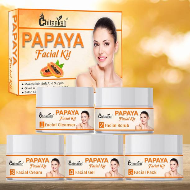 CHITAAKSH Papaya Facial Kit for Dull Skin – Refresh, Re...
