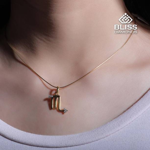 Bliss diamonds Scorpio Pendant 18kt Diamond Yellow Gold...