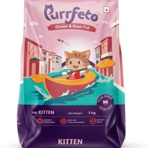 Purrfeto dry cat food chicken & ocean fish (kitten) 3 K...