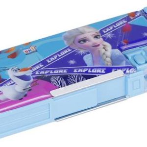 SKI Dual Side Magnetic Lock Plastic Pencil Box 1601 Bar...