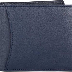 ree cope Men Formal, Trendy Blue Genuine Leather RFID Wallet