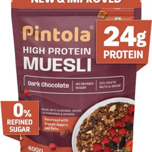 Pintola High Protein (24g) Muesli - Dark Chocolate & Cr...