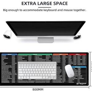 KITTU TRADING SHORTCUT KEYS KEYBOARD PAD Mousepad (Blac...