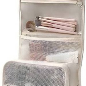 K.B.SALES Toiletry Bag, Hanging Cosmetic Bag with Hangi...