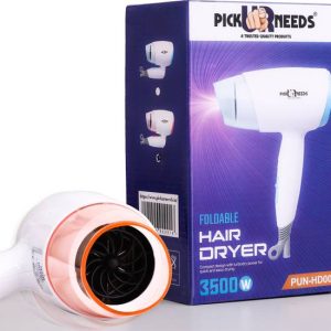 Daily Needs Shop Powerful 3500W Foldable Hair Dryer Wit...