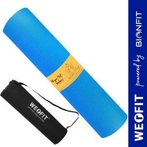 WERFITE 6mm Luxurious EVA Yoga Mat with Carrying Bag, A...